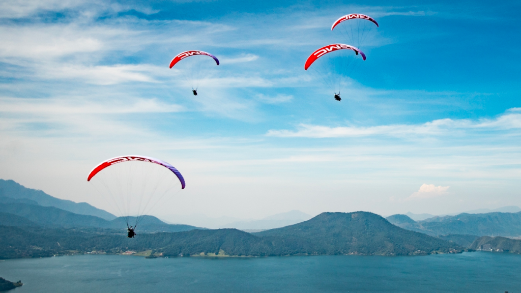 Vuelo en Parapente | Imagen extraída de www.alas.com.mx