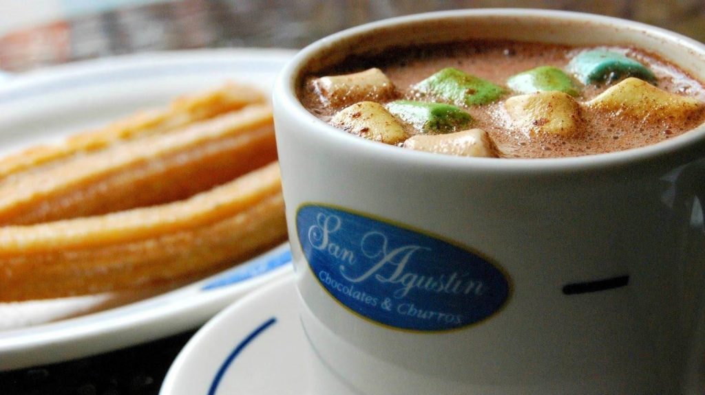Chocolates y Churros San Agustín | Imagen extraída de www.xtremefoodies.com